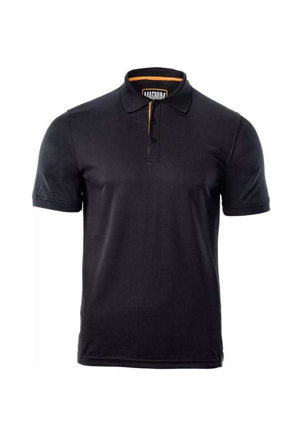 Koszulka treningowa męska Magnum Polo. Typ kołnierza: polo. Kolor: czarny