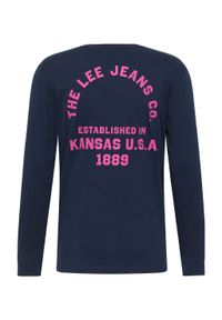 Lee - LEE RELAXED LONGSLEEVE TEE MĘSKA KOSZULKA Z DŁUGIM RĘKAWEM EMPEROR 112341754. Długość rękawa: długi rękaw. Długość: długie #4