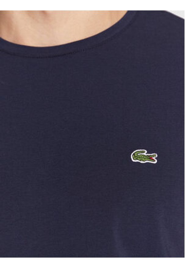 Lacoste Longsleeve TH0990 Granatowy Regular Fit. Kolor: niebieski. Materiał: bawełna. Długość rękawa: długi rękaw