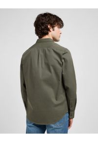 Lee - MĘSKA KOSZULA LEE PATCH SHIRT OLIVE GRAY 112370548 #5