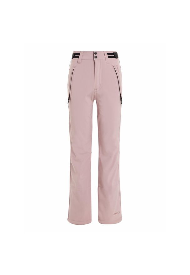 Dziewczęce spodnie narciarskie Protest Lole. Kolor: fioletowy, różowy, wielokolorowy. Sezon: zima. Sport: narciarstwo