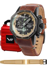 Zegarek Vostok Europe Zegarek męski YM86-640C697 brązowy. Kolor: brązowy #1