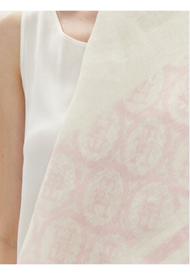 TOMMY HILFIGER - Tommy Hilfiger Chusta Beach Summer Linen Square AW0AW16029 Różowy. Kolor: różowy. Materiał: materiał