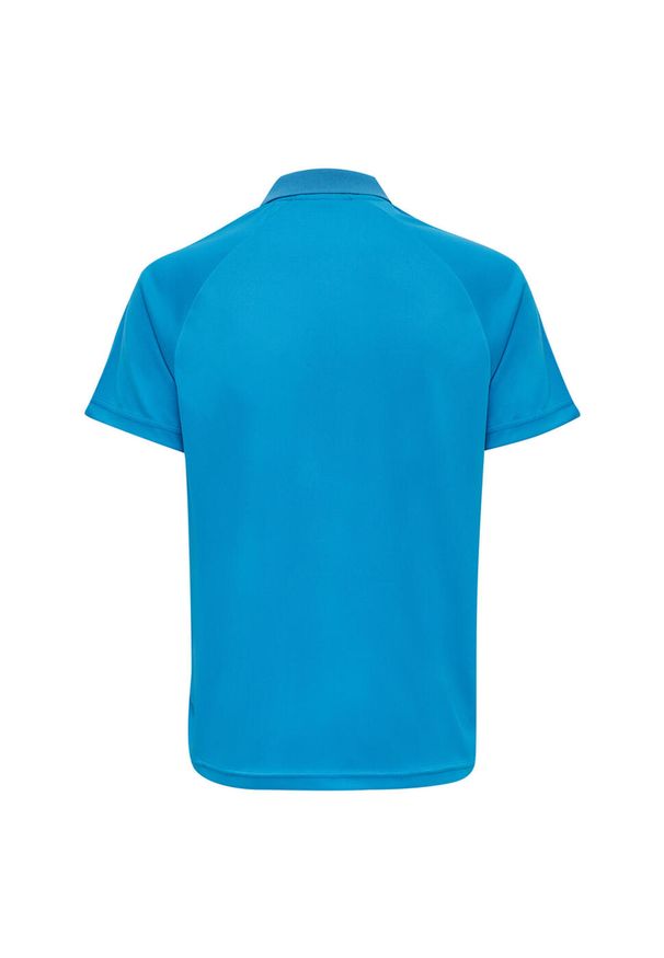 Koszulka polo do piłki nożnej dla dzieci Hummel hml PROMO. Okazja: na co dzień. Typ kołnierza: polo. Kolor: niebieski. Styl: casual