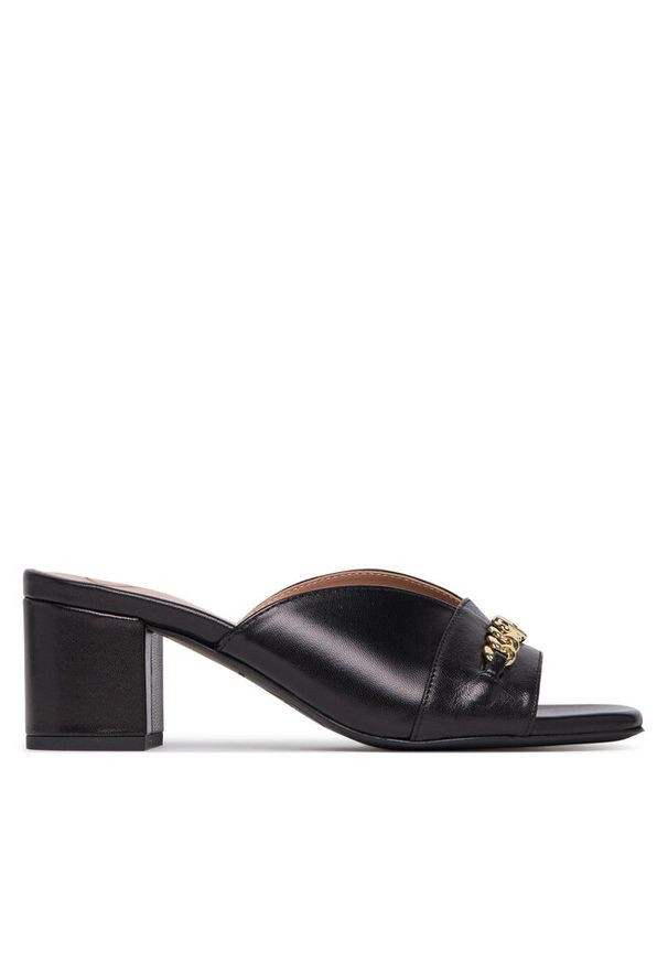 Love Moschino - Klapki LOVE MOSCHINO. Kolor: czarny