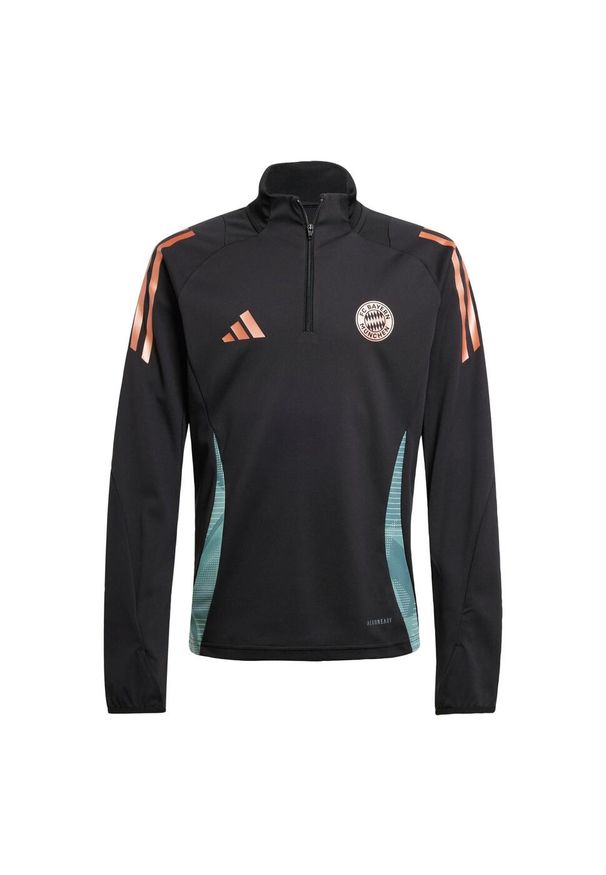 Adidas - Bluza FC Bayern Tiro 24 Training Kids. Kolor: czarny. Materiał: materiał. Sport: piłka nożna