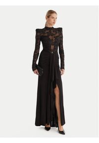 Babylon Sukienka wieczorowa S00840 Czarny Regular Fit. Kolor: czarny. Materiał: syntetyk. Styl: wizytowy #5