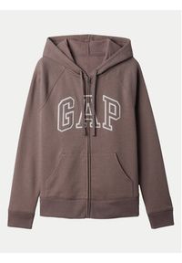 GAP - Gap Bluza 463503-49 Brązowy Regular Fit. Kolor: brązowy. Materiał: bawełna