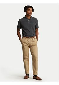 Polo Ralph Lauren Polo 710782592002 Szary Slim Fit. Typ kołnierza: polo. Kolor: szary. Materiał: bawełna #6