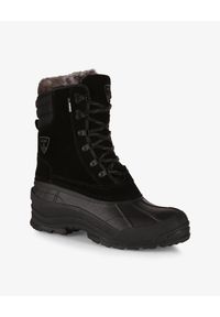 Ocieplane, wodoodporne buty zimowe Kilpi ANTARTIC HIGH WP-M. Kolor: czarny. Materiał: nylon. Sezon: zima. Sport: turystyka piesza