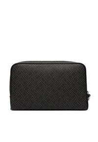 TOMMY HILFIGER - Tommy Hilfiger Kosmetyczka Th Flag Monogram Pouch AM0AM14146 Czarny. Kolor: czarny. Materiał: skóra #5