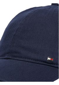 TOMMY HILFIGER - Tommy Hilfiger Czapka z daszkiem Herringbone AM0AM13006 Granatowy. Kolor: niebieski. Materiał: bawełna #3