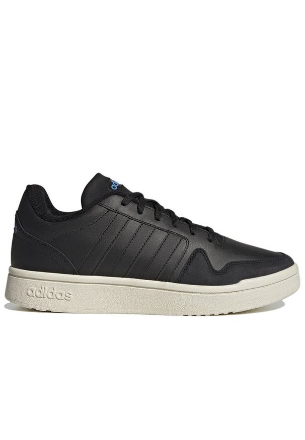 Adidas - Buty adidas Postmove GY7121 - czarne. Zapięcie: pasek. Kolor: czarny. Materiał: guma, skóra. Szerokość cholewki: normalna. Wzór: aplikacja