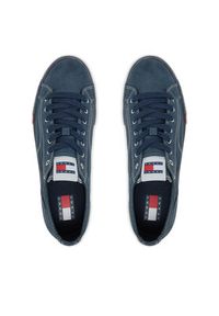 Tommy Jeans Tenisówki Archive Vulc. Y2K Washed Canvas EM0EM01720 Granatowy. Kolor: niebieski. Materiał: materiał #6