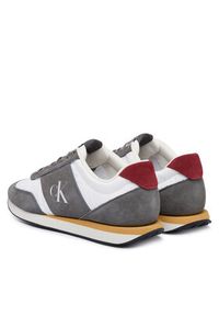 Calvin Klein Sneakersy Retro Runner Band Lth-Su HM0HM02212 Szary. Kolor: szary. Materiał: zamsz, skóra #6