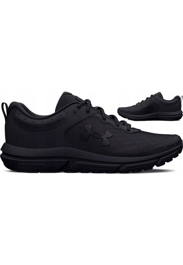 Buty do biegania męskie Under Armour Charged Assert 10. Kolor: czarny. Materiał: materiał, syntetyk. Szerokość cholewki: normalna. Sport: bieganie
