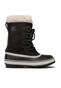 sorel - Sorel Śniegowce Winter Carnival NL3483 Czarny. Kolor: czarny. Materiał: materiał
