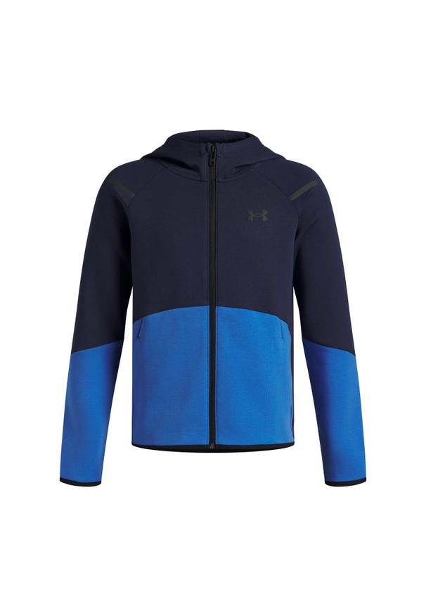 Bluza dziecięca zapinana na zamek Under Armour Unstoppable Fleece. Kolor: niebieski. Sport: joga i pilates, fitness