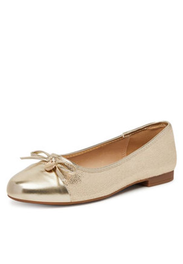 Clara Barson Baleriny WYL3652-3 Złoty. Kolor: złoty. Materiał: materiał
