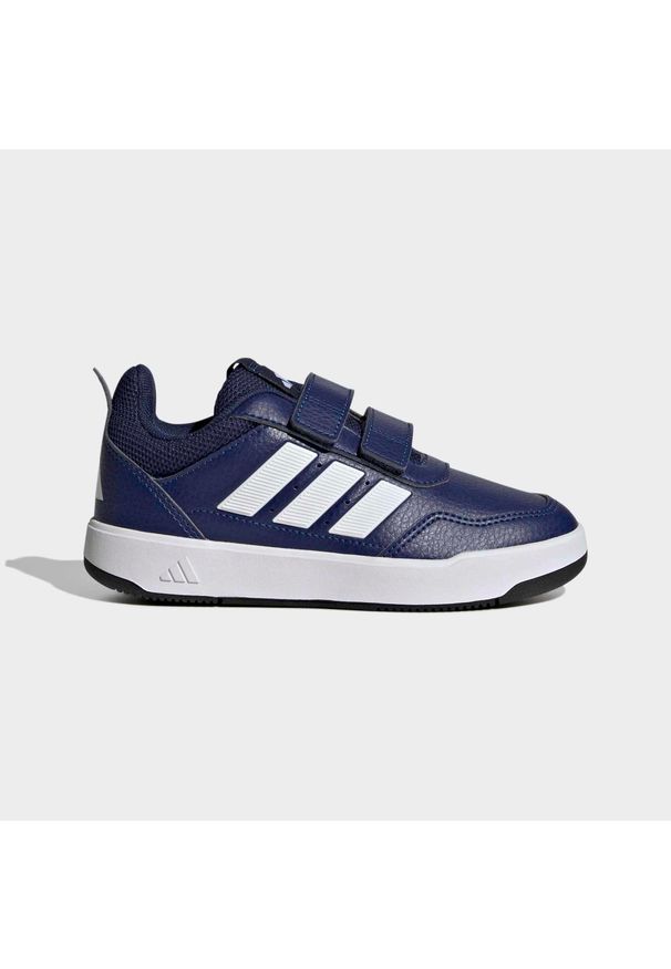 Adidas - Buty sportowe dla dzieci ADIDAS Tensaur. Okazja: na uczelnię. Zapięcie: rzepy. Kolor: niebieski. Materiał: kauczuk. Sport: turystyka piesza