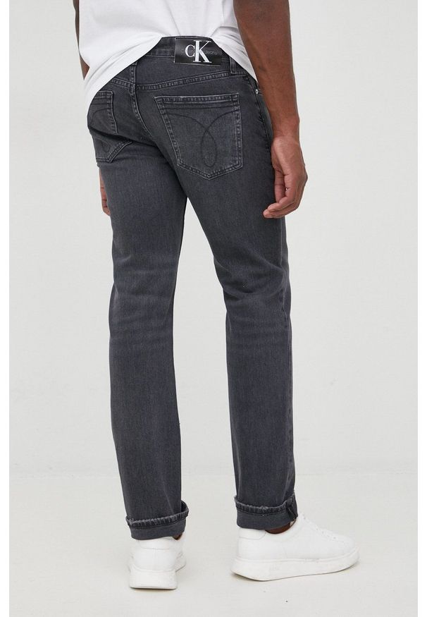 Calvin Klein Jeans jeansy męskie. Kolor: szary