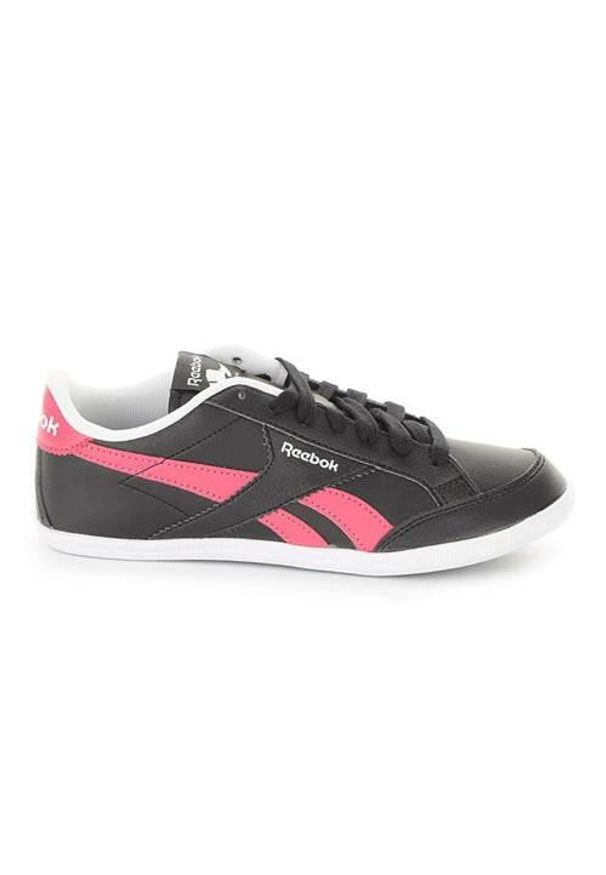 Buty do chodzenia damskie Reebok Royal Transport. Zapięcie: sznurówki. Kolor: wielokolorowy, czarny. Materiał: materiał, syntetyk, tkanina. Szerokość cholewki: normalna. Model: Reebok Royal. Sport: turystyka piesza