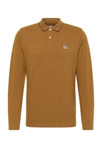 Lee - LEE LS PIQUE POLO MĘSKA KOSZULKA Z DŁUGIM RĘKAWEM LONGSLEEVE LOGO TUMBLEWEED L61VRL84. Typ kołnierza: polo. Długość rękawa: długi rękaw. Długość: długie #1