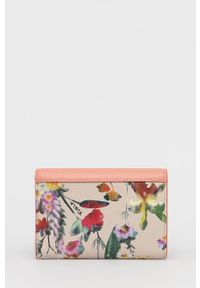 Furla portfel skórzany damski kolor różowy. Kolor: różowy. Materiał: skóra
