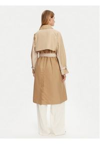 Weekend Max Mara Trencz Canasta 2515021011 Beżowy Regular Fit. Kolor: beżowy. Materiał: bawełna, syntetyk #3