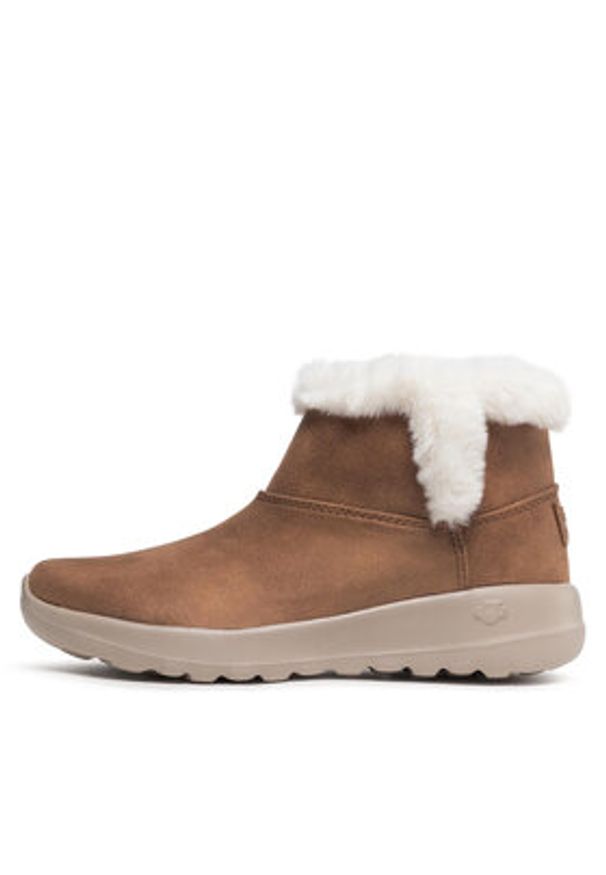 skechers - Skechers Botki Endeavor 144013/CSNT Brązowy. Kolor: brązowy. Materiał: materiał