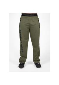 GORILLA WEAR - Spodnie fitness męskie Gorilla Wear Mercury Mesh Pants. Kolor: zielony. Materiał: mesh. Sport: fitness