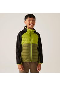 Regatta - Kurtka turystyczna hybrydowa dziecięca Kielder IX. Kolor: zielony #1