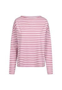 TRESPASS - Damski Top W Paski Thelma. Kolor: różowy. Wzór: paski. Sport: turystyka piesza #1