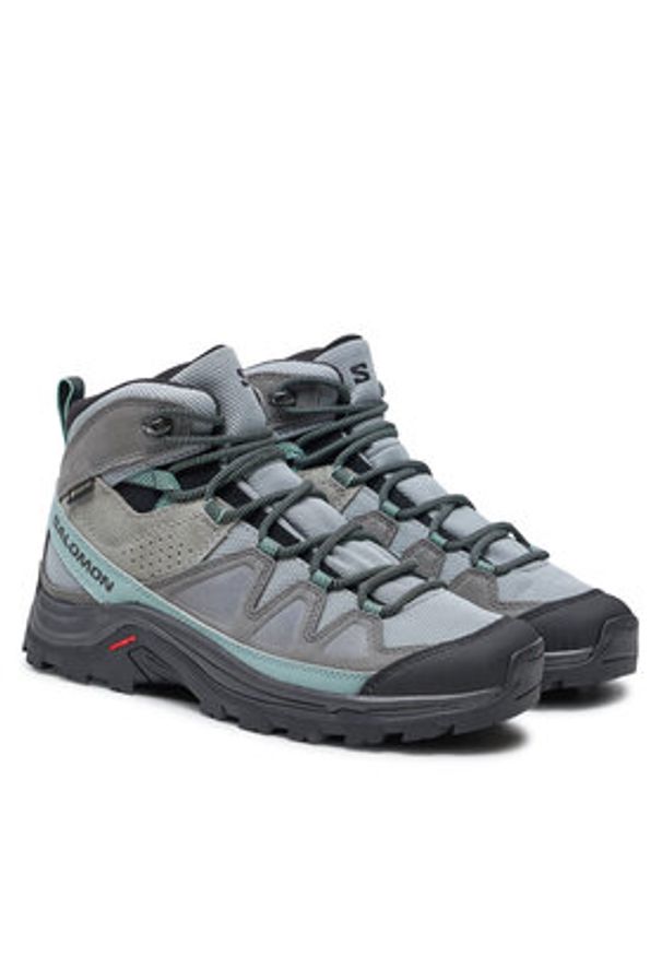 salomon - Salomon Trekkingi Quest Rove Gore-Tex L47181600 Szary. Kolor: szary. Materiał: zamsz, skóra