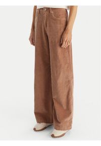 Roxy Spodnie materiałowe ERJNP03678 Brązowy Regular Fit. Kolor: brązowy. Materiał: bawełna