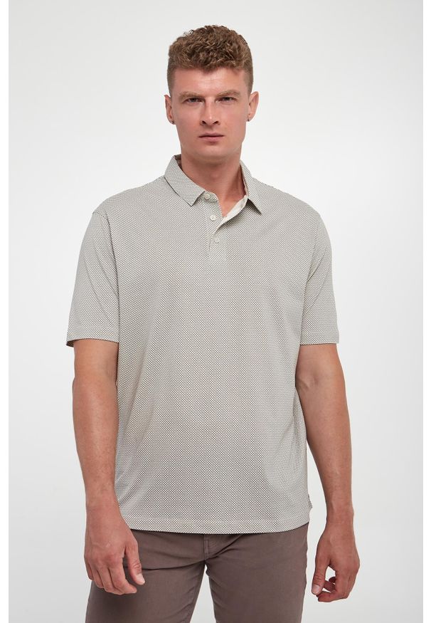 Armani Exchange - Polo męskie ze wzorem ARMANI EXCHANGE. Typ kołnierza: polo