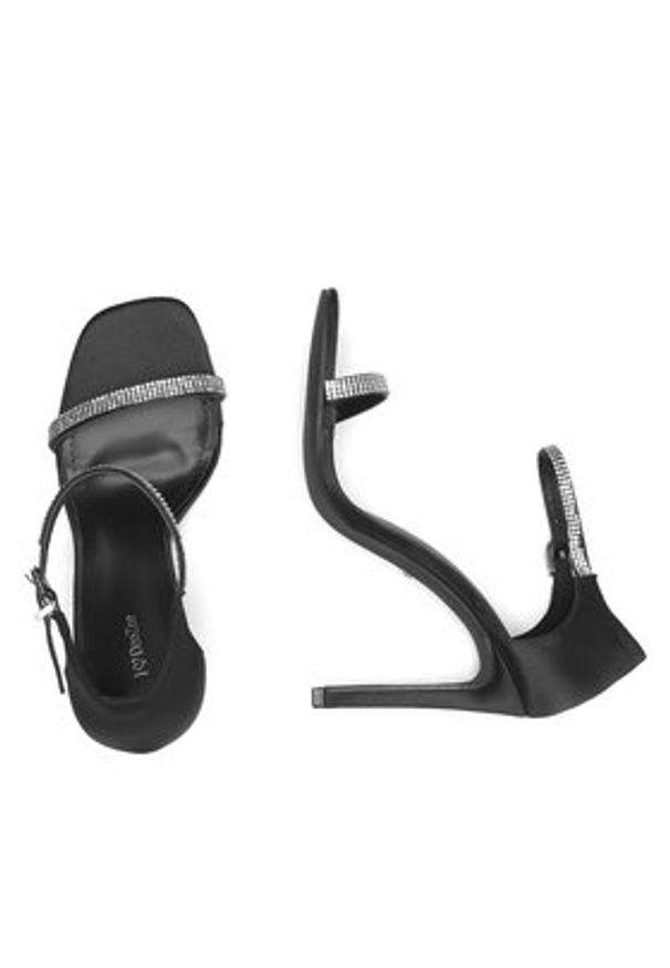 DeeZee Sandały KLLB8237-25 Czarny. Kolor: czarny. Materiał: materiał