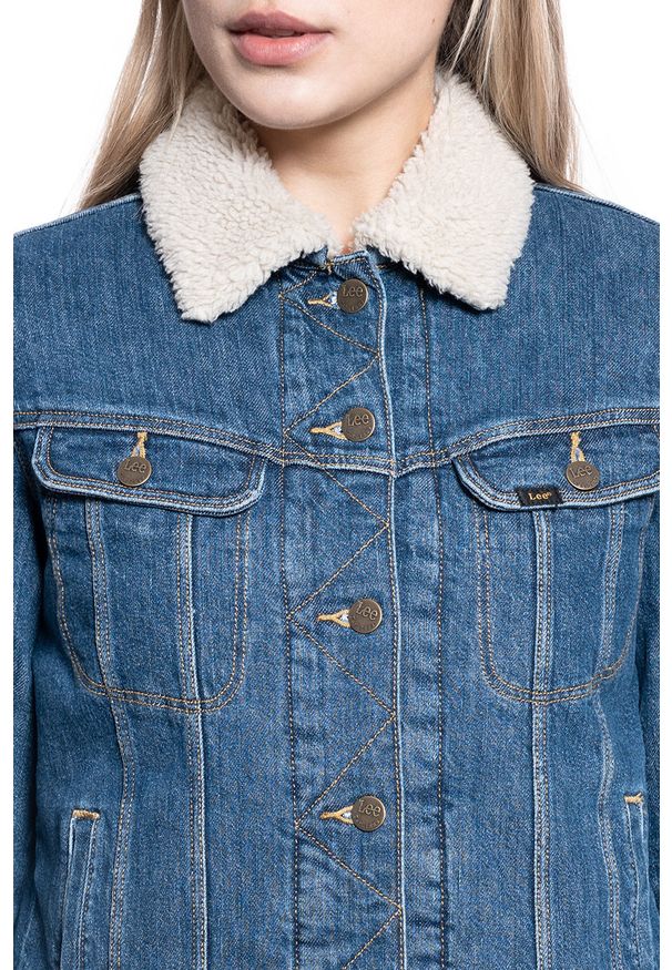 Lee - KURTKA DAMSKA LEE SHERPA RIDER VINTAGE DANNY L54VPOAV 112112983. Styl: vintage
