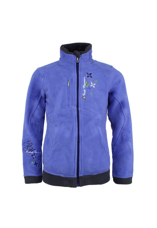 PEAK MOUNTAIN - Polar dla dziewczynki Peak Mountain. Kolor: niebieski. Materiał: polar. Sezon: zima. Sport: narciarstwo