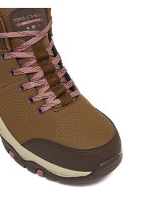 skechers - Skechers Trekkingi Trego 180005/BRMT Brązowy. Kolor: brązowy. Materiał: skóra #5