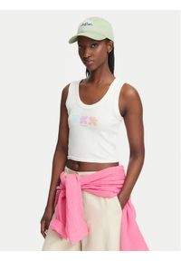 Billabong Top Block Party EBJZT00442 Biały Regular Fit. Kolor: biały. Materiał: bawełna #1