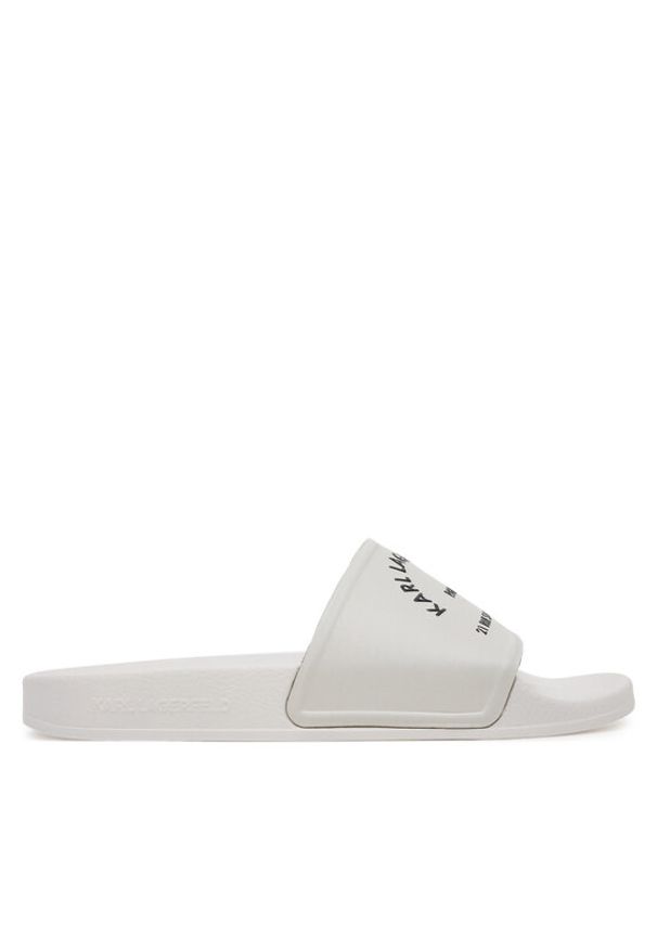 Karl Lagerfeld - KARL LAGERFELD Klapki Kondo 2.0 KL80908A Biały. Kolor: biały. Materiał: syntetyk