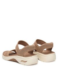 skechers - Skechers Sandały Slip-Ins: Arch Fit 2.0 Sandal - Kennedy 140844/TAN Beżowy. Kolor: beżowy. Materiał: materiał #3