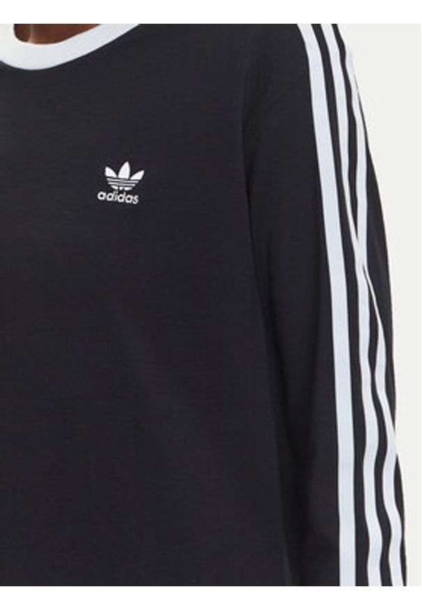Adidas - adidas Bluzka adicolor 3-Stripes JC5774 Czarny Regular Fit. Kolor: czarny. Materiał: bawełna