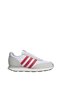 Adidas - Run 60s 3.0 Lifestyle Running Shoes. Kolor: biały, wielokolorowy, czerwony, szary. Materiał: materiał. Sport: bieganie