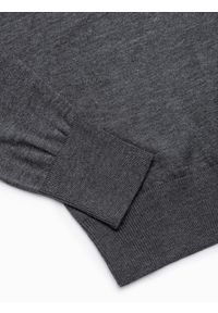 Ombre Clothing - Sweter męski z kapturem - szary melanż V1 E187 - XXL. Typ kołnierza: kaptur. Kolor: szary. Materiał: bawełna, nylon. Wzór: melanż