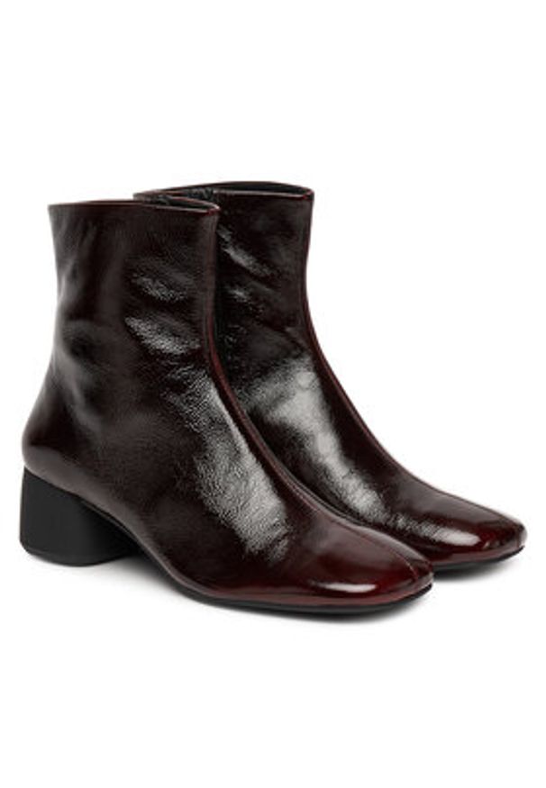 Vagabond Shoemakers Botki Livia 6056-060-38 Bordowy. Kolor: czerwony. Materiał: skóra, lakier