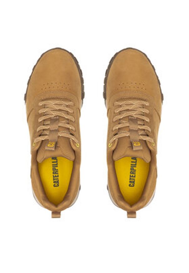 CATerpillar Sneakersy Hex Ready Low P726017 Brązowy. Kolor: brązowy. Materiał: nubuk, skóra