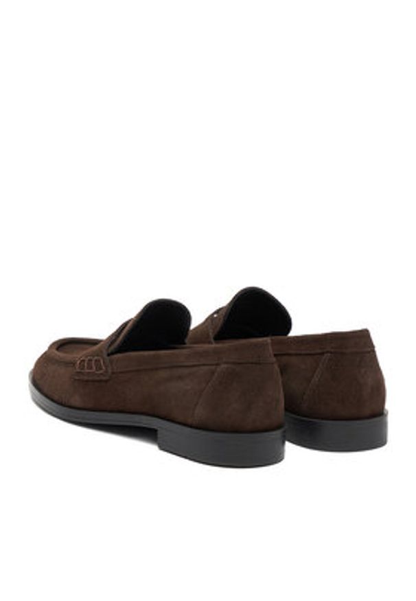 Gino Rossi Lordsy EO-MANU-2550LM Brązowy. Kolor: brązowy. Materiał: zamsz, skóra