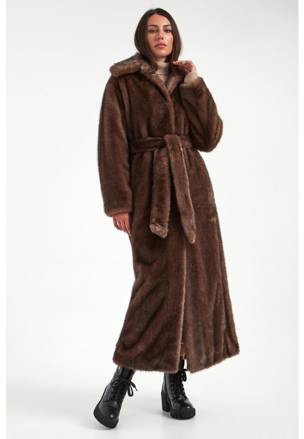 Twinset Milano - Kożuch damski TWINSET ACTITUDE